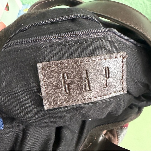 Vintage Y2K GAP Bucket Patchwork Backpack Sling Bag - Picture 5 of 6